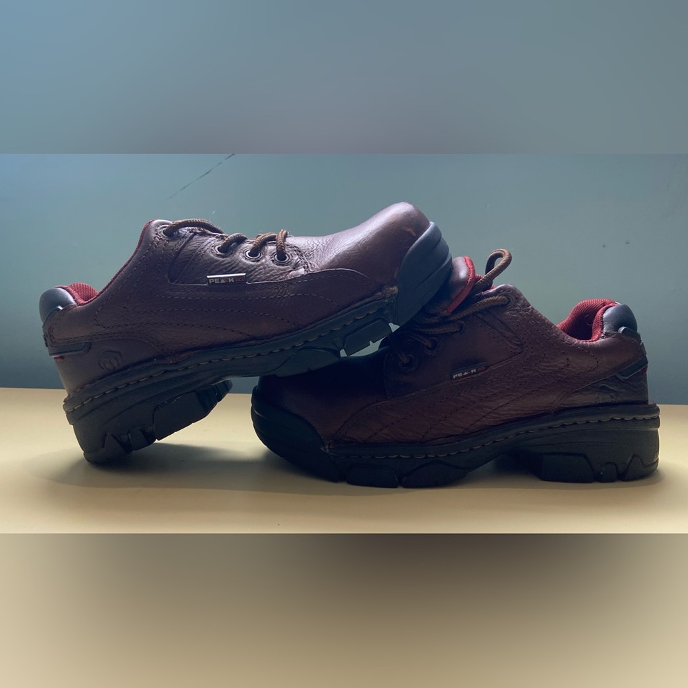 Wolverine NXT Brown With Red Lining Steel Toe Work Boots Size 6M